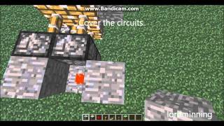 Minecraft  Compact double piston door99 hidden  Redstone tutorial [upl. by Angadresma]