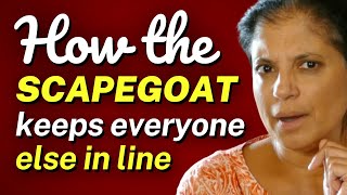 How the SCAPEGOAT keeps everyone IN LINE in narcissistic relationships [upl. by Larual]