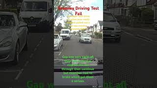 Bromley Driving test fail chillswheels drivingfails drivingtestfail drivingschool bromley [upl. by Ytnom82]