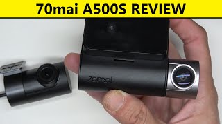 70mai A500S  Budget 2 Channel Dash Cam Review [upl. by Ahsekim]