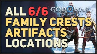 All 6 Family Crests Artifact Locations God of War Ragnarok [upl. by Savitt]