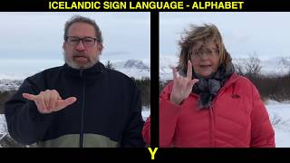 The Alphabet of Icelandic Sign Language ABC [upl. by Levin306]