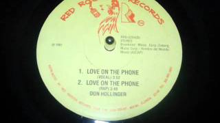 Don Hollinger  Love On The Phone  Red Roosterwmv [upl. by Edak]