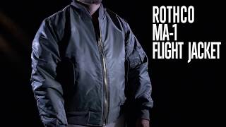 MA1 Flight Jacket  Rothco Product Breakdown [upl. by La Verne]