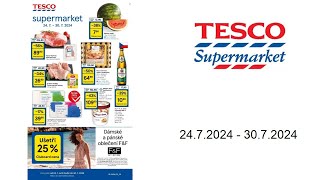 Leták TESCO supermarket CZ  2472024  3072024 [upl. by Oman148]