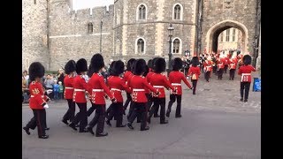 Changing the Guard at Windsor Castle  Saturday the 14th of October 2017 [upl. by Carilyn]