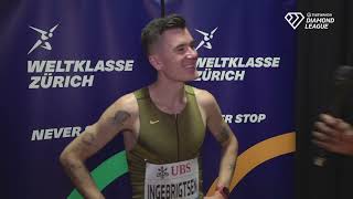 Jakob Ingebrigtsen 1500m 2nd At The Zurich Diamond League [upl. by Dyke483]