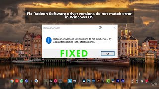 How to fix AMD Radeon Software Driver Version Error [upl. by Bently24]