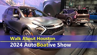 Walk About Houston  2024 AutoBoative Show [upl. by Nyrtak]