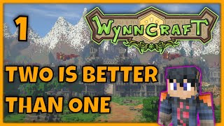 Wynncraft Ep 1  Introducing Slythen to Wynncraft  Minecraft MMORPG Coop Lets Play With Slythen [upl. by Kohn]