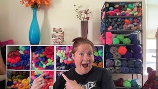 My Peeps Have SpokenLets Go Thru My Yarn Cubbies 1 [upl. by Heyer]