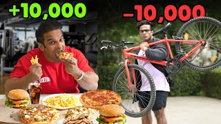 Eating amp Burning 10000 Calories In A Day  Yatinder Singh [upl. by Ahsirek]