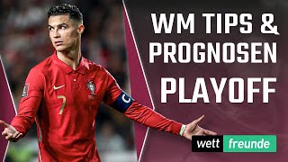 WMQualifikation Playoff Tipps – Die Halbfinals in Italien Portugal Wales amp Schweden [upl. by Owades607]