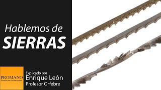 Sierras para uso en orfebrería metal hueso madera o cera [upl. by Ssilb]