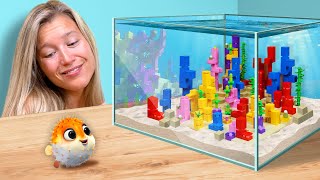 I Built LEGO Minecraft for a Real Pufferfish [upl. by Gavrilla594]