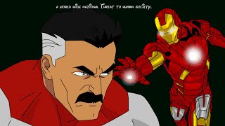 Omni Man Vs The Avengers Animation part 12 [upl. by Carrnan]