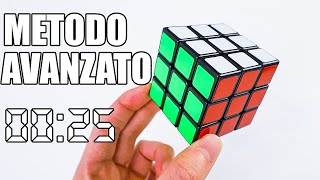 COME RISOLVERE IL CUBO DI RUBIK IN POCO TEMPO  25 SECONDI  Metodo Fridrich  Semplificato [upl. by Ylera]