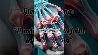 Psoriatic Arthritis arthritis biology facts fact shorts [upl. by Eicyak198]