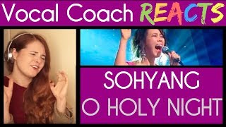 Vocal Coach Reacts to So Hyang singing O Holy Night [upl. by Elad]