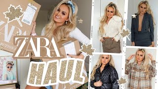 HUGE ZARA TRY ON HAUL  £200 GIVEAWAY [upl. by Anitsyrk376]