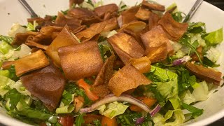 طريقة تحضير الفتوش 😍Lebanese fattoush salad👌like subscribe لايكاشتراكبالقناهليصلككلجديد [upl. by Ttenneb16]