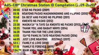 Abs  cbn Christmas Station ID Compilation Kuya Ed [upl. by Enoyrt]