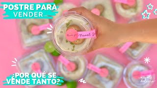 🍋 POSTRE fácil para VENDER 🍋 Postre en vaso para NEGOCIO sin horno💵 PAY o CARLOTA de limón económico [upl. by Keligot]