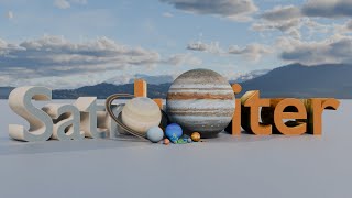 planet bouncing  Solar System Planet Size Comparison 3D [upl. by Seavey]