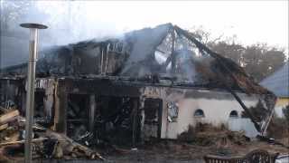 Großbrand in Goehren auf Rügen [upl. by Heimlich210]