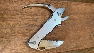 HOW TO use a MARLIN SPIKE Rigging Knife 6 ways marlin spike rigging knife [upl. by Dore574]