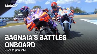 BIG Battles with Bagnaia in Jerez ⚔️  2024 SpanishGP [upl. by Nura823]