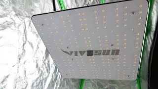 VIVOSUN VS1000 LED Grow Light Unboxing PAR Test amp Heat Test [upl. by Anhsirk]