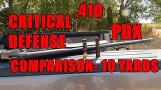 410 PDX vs CRITICAL DEFENSE comparison [upl. by Htebazil903]