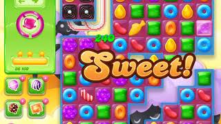 Lets Play  Candy Crush Jelly Saga Level 1593  1596 [upl. by Ahsikit]