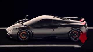 Pagani Huayra  Active Aerodynamics [upl. by Kinney747]