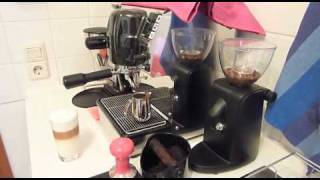 How to Make Latte Macchiato  Dalla Corte Mini EX4 [upl. by Aidyn]