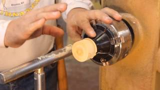 Threaded Box A stepbystep processwoodturning [upl. by Negroj]