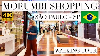 MORUMBI SHOPPING  SP  4K  WALKING TOUR [upl. by Byrd]