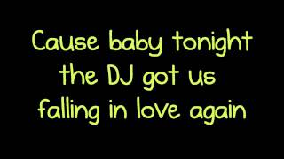 DJ Got Us Falling in Love  Usher Lyrics ft Pitbull [upl. by Farnsworth]