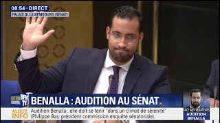 En intégralité laudition dAlexandre Benalla devant la commission denquête au Sénat [upl. by Hoashis]