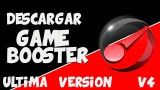 ➤DESCARGAR e instalar GAME BOOSTER ultima versión mega 2018✔ [upl. by Llenoj]