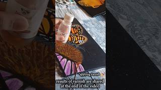 All about varnish ✨️Part1 which varnish is better painting varnish shorts acryliconcanvas [upl. by Alaunnoif430]