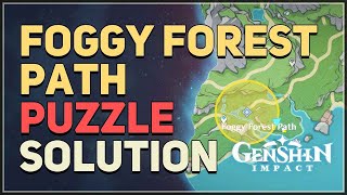 Foggy Forest Path Puzzle Genshin Impact [upl. by Becky]