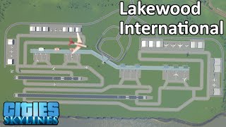 Building An Airport  Cities Skylines  Ep 34 [upl. by Sherline]