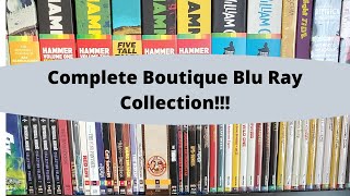 Complete Boutique Blu Ray collection Criterion Indicator Arrow Kino Lorber and more [upl. by Garnes721]