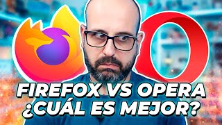 🦊 FIREFOX VS OPERA ¿CUÁL ES MEJOR  La red de Mario [upl. by Clancy407]