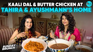 Authentic Punjabi Sunday Brunch At Tahira Kashyaps Home In Andheri  Ep 143  Curly Tales [upl. by Wandis249]