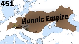 Alternative History Of Empire Of The Huns [upl. by Jegar]