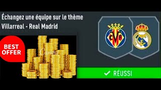 FIFA 22  SOLUTION SBC GROSSES AFFICHES VILLAREAL  REAL MADRID DCE SIMPLE RAPIDE ET PAS CHER [upl. by Drehcir]