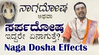 ಸರ್ಪ ದೋಷ  Sarpa dosha  kannada  Naga doshada parinamagalu [upl. by Atinor805]